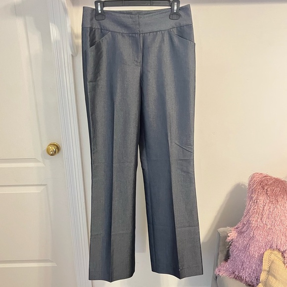 Antonio Melani Semi- Flared Slacks / Trousers with Shimmery Finish - Picture 1 of 7